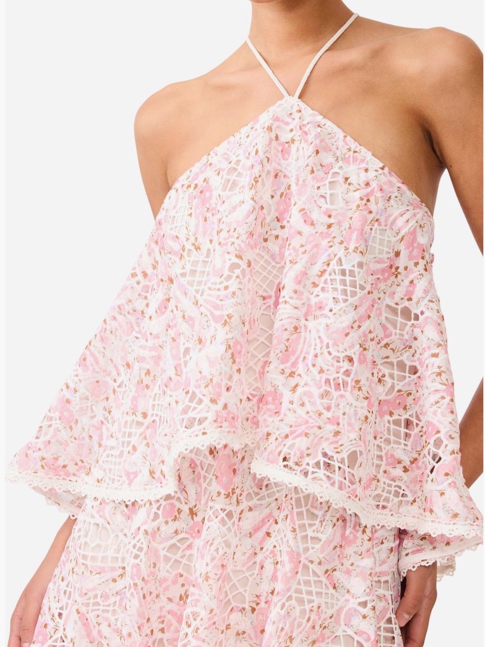 Elliatt Valencia Floral Tiered Gown - Picture 3 of 7